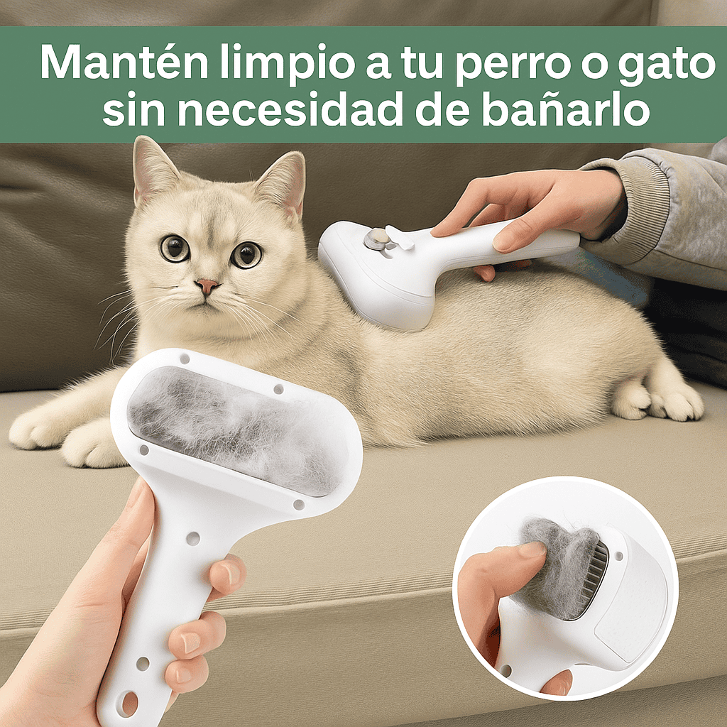 Cepillo Vapor Pet