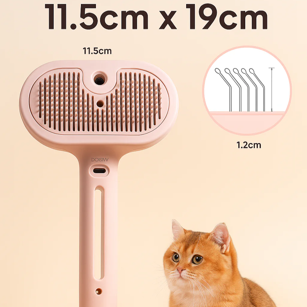 Cepillo Vapor Pet