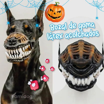 Bozal de dientes con sangre