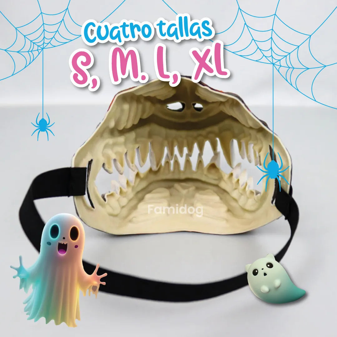 Bozal de dientes con sangre
