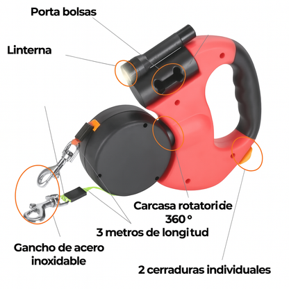 Correa doble antienredos 360