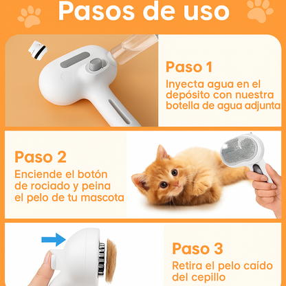 Cepillo Vapor Pet