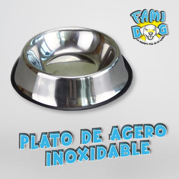 Plato de acero inoxidable