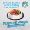 Plato de acero inoxidable